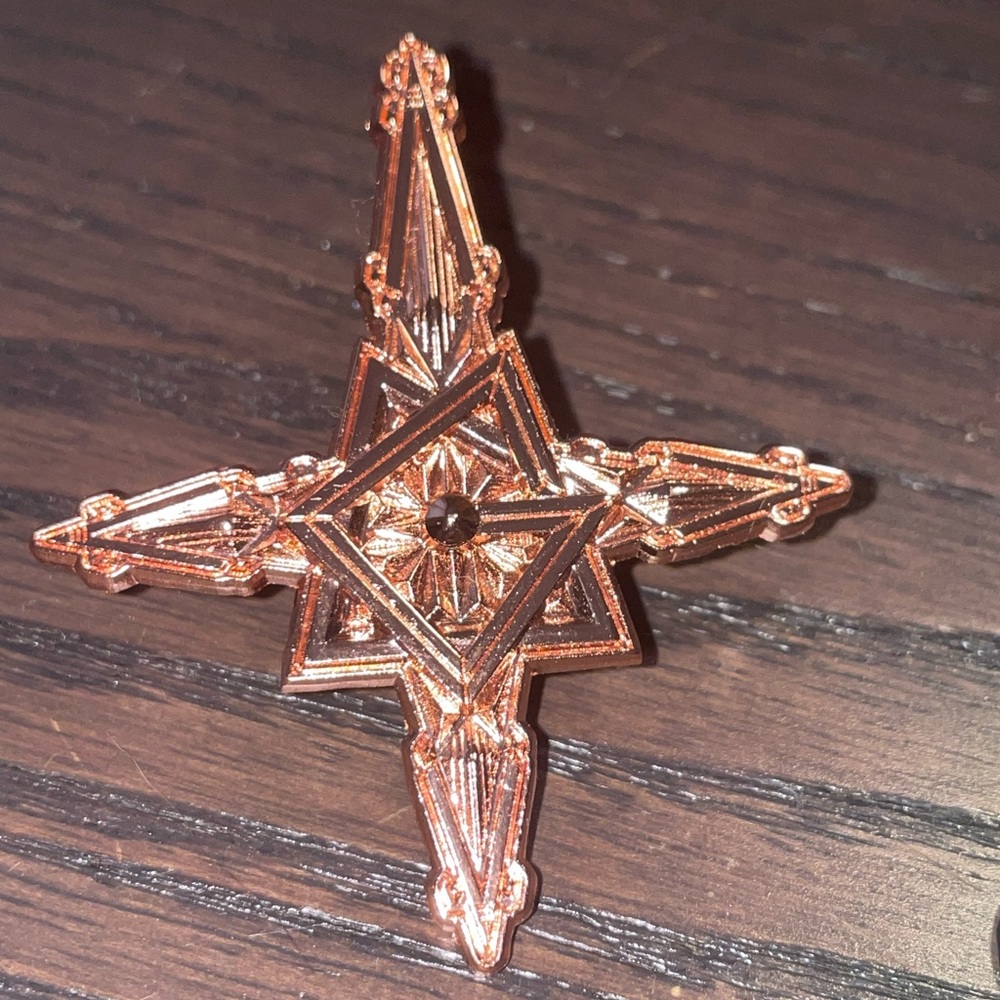 Rose Gold Grucifix Pin (Impera Era)